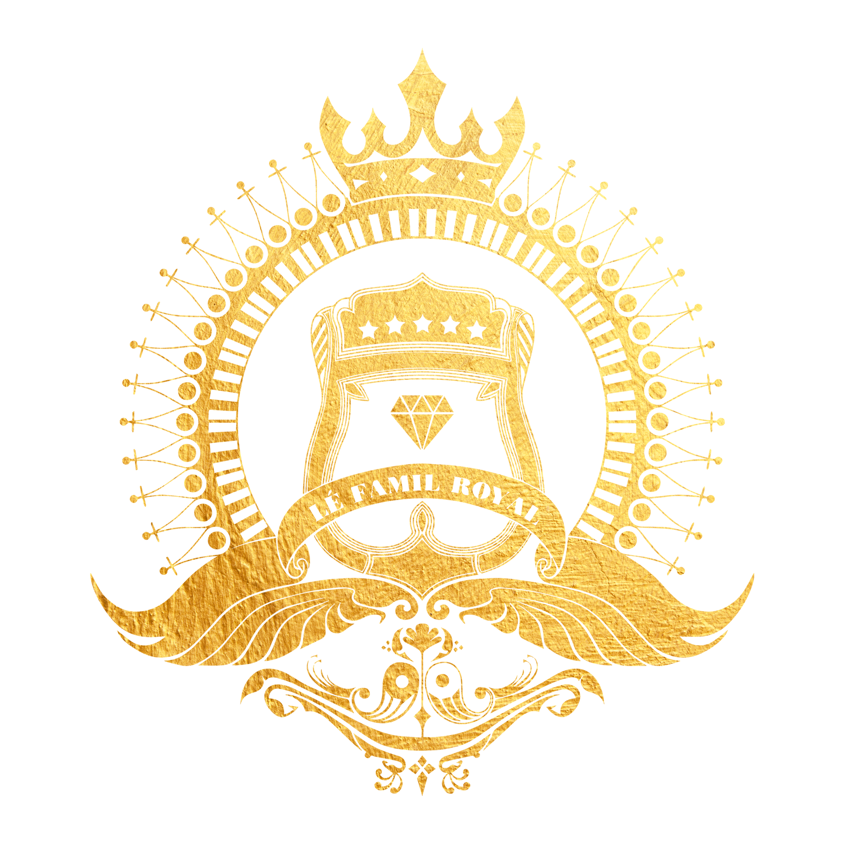 logo Nấm Lim Xanh Lê Phúc Hoàng Gia - Lé Famil Royal Reishi